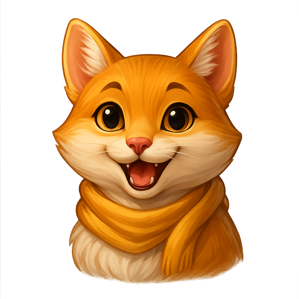 Cat mascot — PixelPurr (Creative Director)