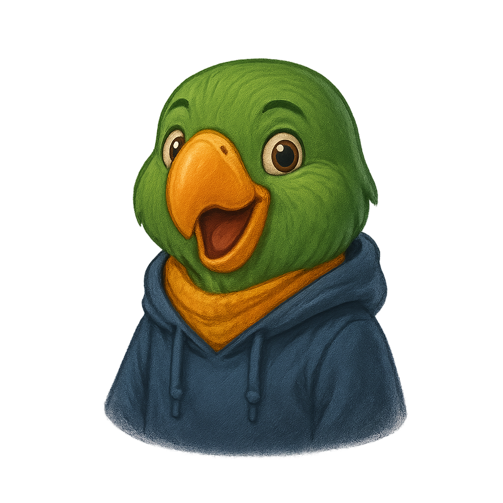 Bird mascot — TweetBeak (Community)